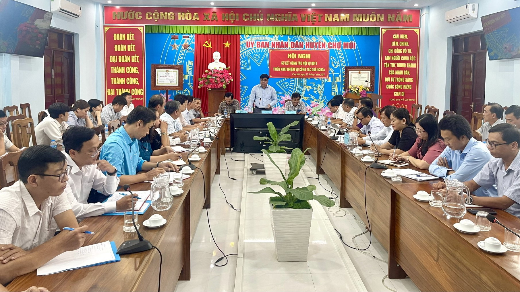 Sở Nội vụ tỉnh An Giang tổ chức Hội nghị sơ kết công tác nội vụ quý I tại Chợ Mới